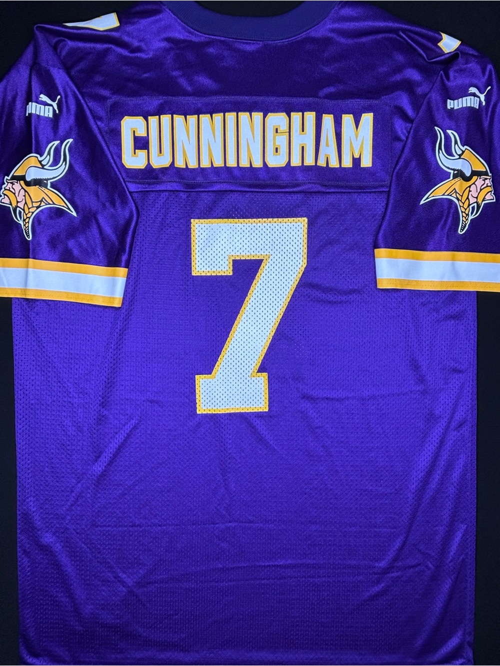 Minnesota Vikings Randall Cunningham Puma Football Jersey Size: Large